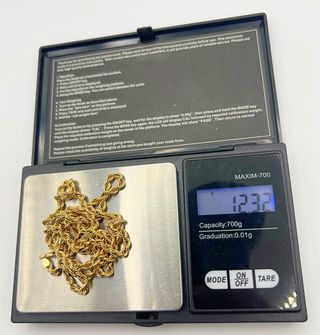 Cadena Salomónica Oro 18k 12.32 gr