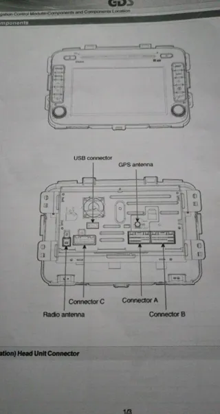 Radio Kia Carens IV 1.7 CRDI 2016