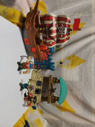 Set Pirata Barco y Isla