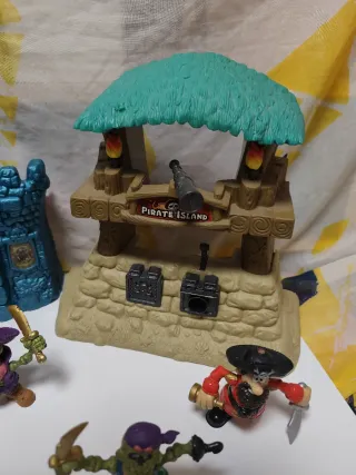 Set Pirata Barco y Isla