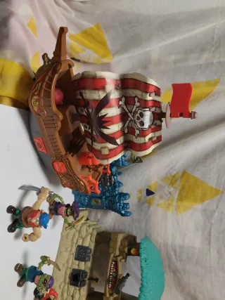 Set Pirata Barco y Isla