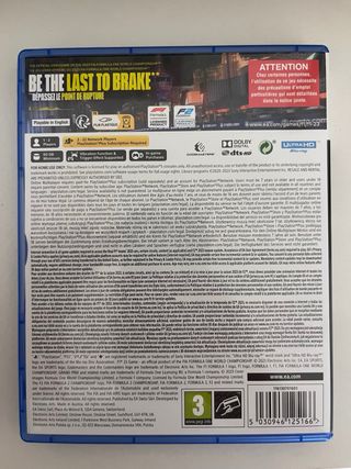 F1 23 PS5 EA Sports Juego Completo Como Nuevo