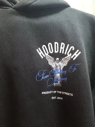Sudadera Hoodrich Negra Hombre