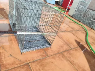 Jaula para pájaros doble