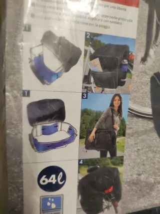 Alforjas portaequipaje para bicicleta