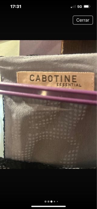 Vestido fiesta Cabotine Talla XL Negro Encaje