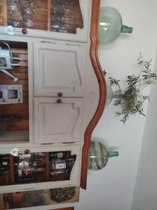 Mueble rústico madera pintado