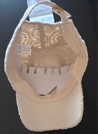 Gorra encaje beige Bijou Brigitte