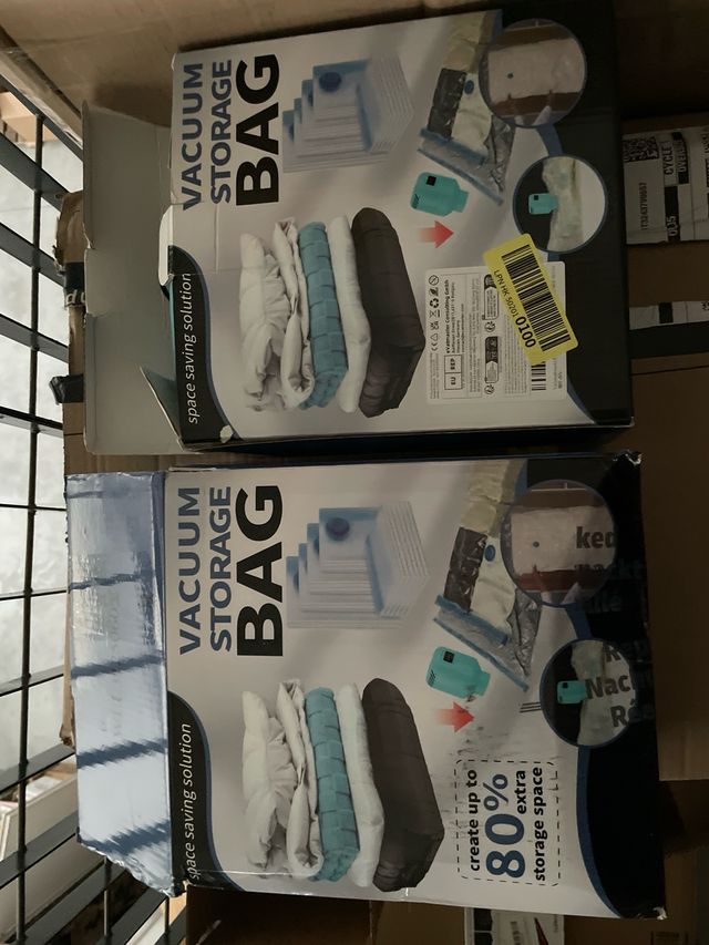 16 Sacchetti Sottovuoto Vestiti + Pompa