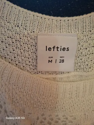 Vestido blanco crochet.