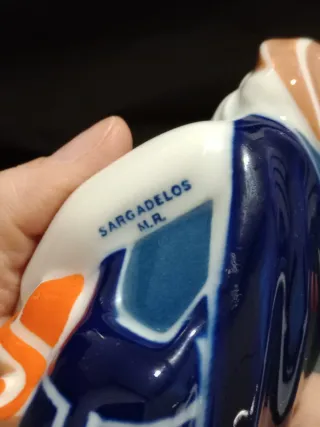 Sargadelos Statuina Gaiteiro Porcellana