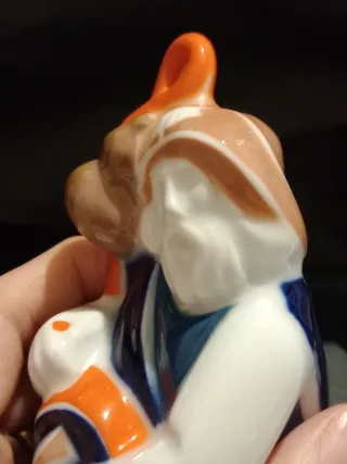 Sargadelos Statuina Gaiteiro Porcellana