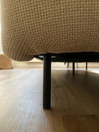 Sofá de 3 plazas en tela beige