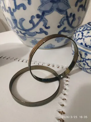 PULSERAS ENTRELAZADAS ORO VIEJO