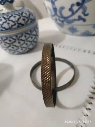 PULSERAS ENTRELAZADAS ORO VIEJO