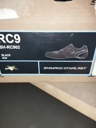 Zapatillas Shimano RC902 Talla 45 Negro