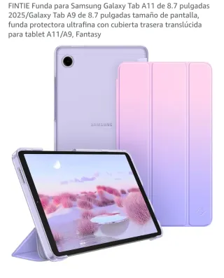 Fundas Samsung Galaxy Tab A9 (2 unidades)