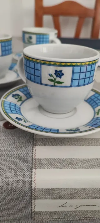 Juego de café de porcelana