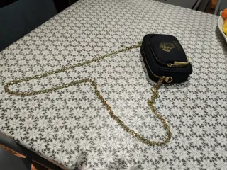 Bolso Versace Negro y Dorado