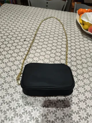 Bolso Versace Negro y Dorado