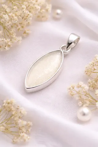 Colgante Leche Materna Plata