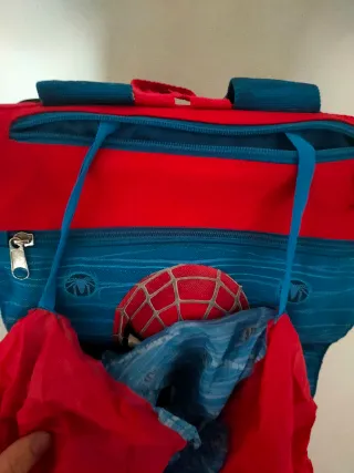 Zaino Estensibile Spider-Man + Copripioggia