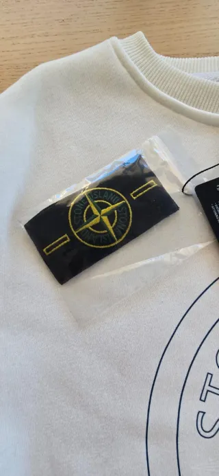 Sudadera Stone Island Blanca