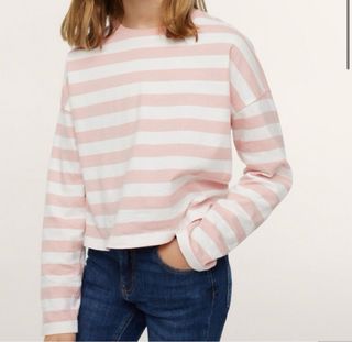 Sudadera rosa Mango con estampado floral