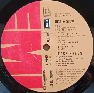 Jesse Green - Nice And Slow - LP