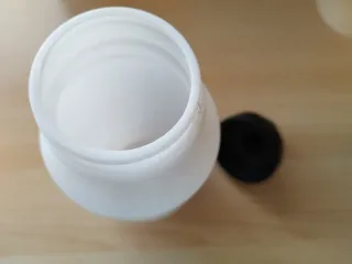 Botella agua ciclismo negra