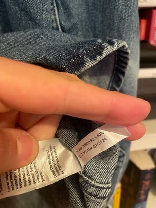 Camicia denim Lacoste bottoni perla L y2k japan