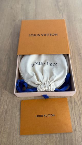 Cintura Louis Vuitton Beige e Oro Doppio Uso