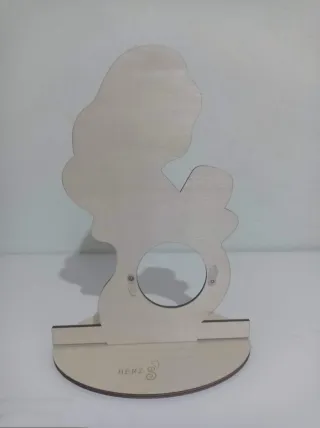 Marco de madera para 1° ecografía a estrenar