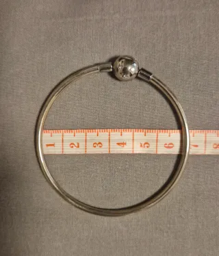 Pulsera Rígida Plata 100%