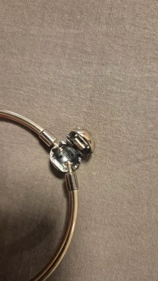 Pulsera Rígida Plata 100%