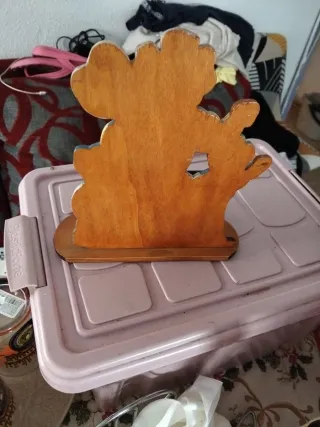 Portalápices de madera con ositos