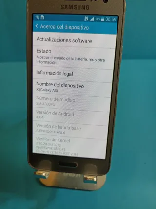 Samsung Galaxy A3 Plata