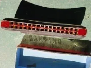 Armónica Antigua con Caja Original