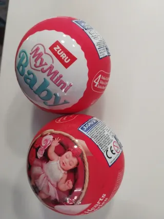 Lote 2 Bolas Zuru My Mini Baby