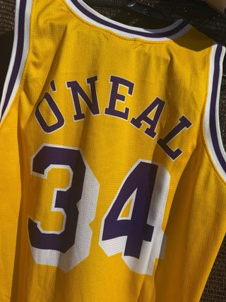 Camiseta NBA Lakers O'Neal Vintage Champion