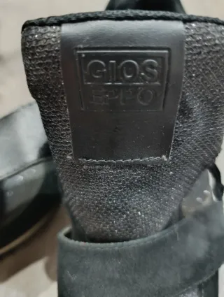 Bambas Gioseppo Talla 38 Negro/Plata