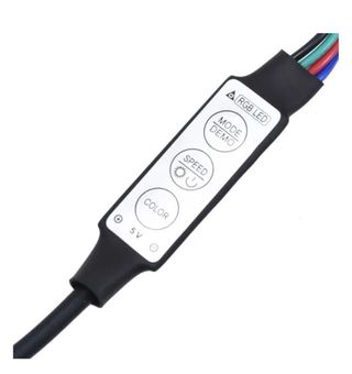 Mueble madera con luz LED