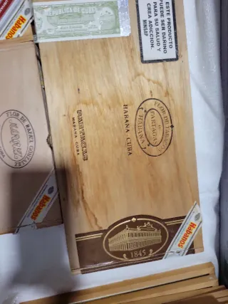 8 Cajas de Puros Vacías Diferentes