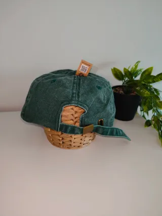 Gorra Beechfield verde jaspeado