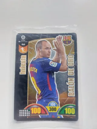Carta Fútbol Iniesta Balón de Oro
