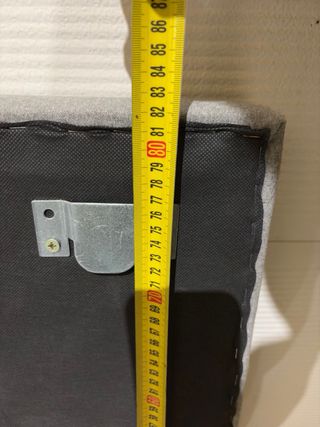 Cabezal Cama Tapizado Gris