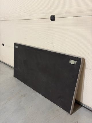 Cabezal Cama Tapizado Gris