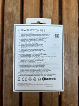 Huawei Watch Fit 3 Caixa Preta