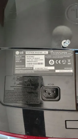 Monitor y TV LG 19 TDT