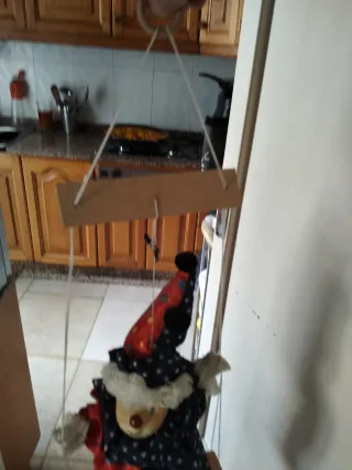 Payaso de marioneta colgante